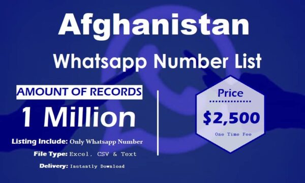 Afghanistan WhatsApp Phone Number Data 500K