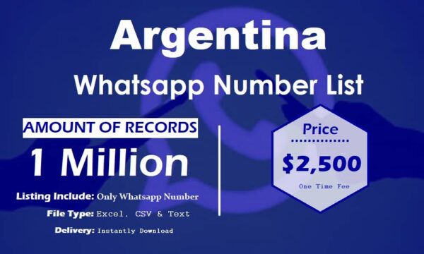 Argentina WhatsApp Phone Number Data 3 Million