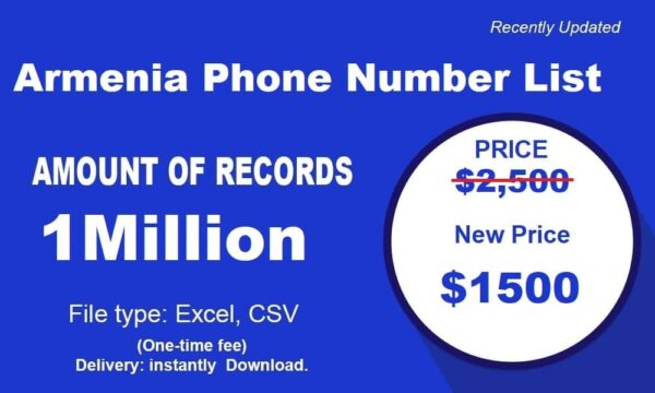 500K Test Armenia Phone Number Data