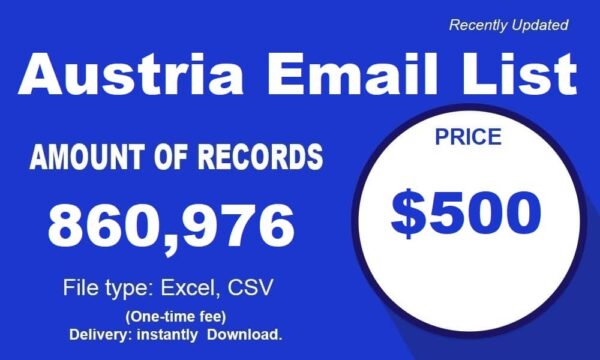 Austria Email Activer Data