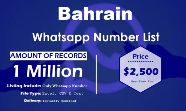 Bahrain WhatsApp Phone Number Data 500K