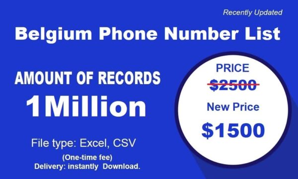 500K Test Belgium Phone Number Data