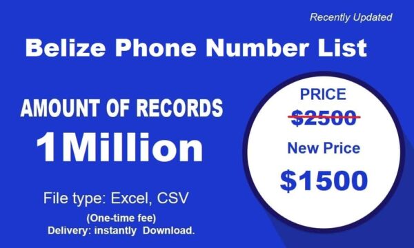 500K Test Belize Phone Number Data