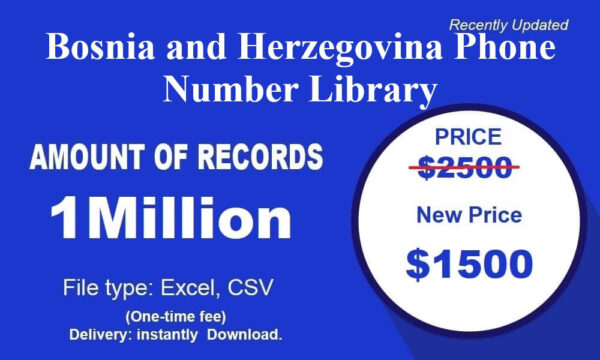 Bosnia and Herzegovina Phone Number Data 1 Million