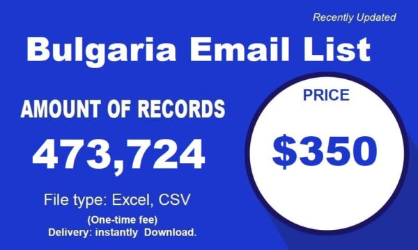 Bulgaria Email Activer Data