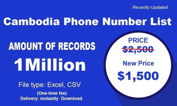 500K Test Cambodia Phone Number Data