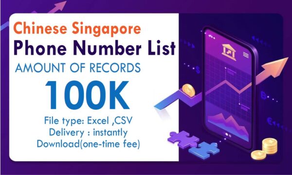 Chinese Singapore Phone Number Data Business Order