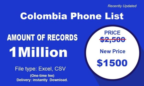 200K Colombia Phone Number Data