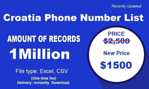 500K Test Croatia Phone Number Data