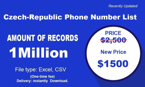 500K Test Czech-Republic Phone Number Data