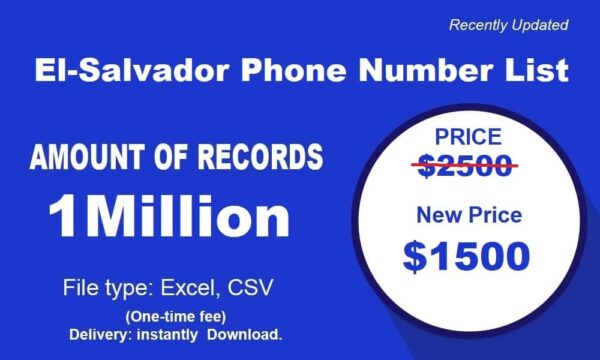 500K Test El-Salvador Phone Number Data