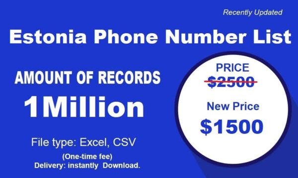 500K Test Estonia Phone Number Data