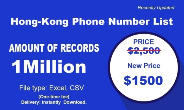 500K Test Hong-Kong Phone Number Data