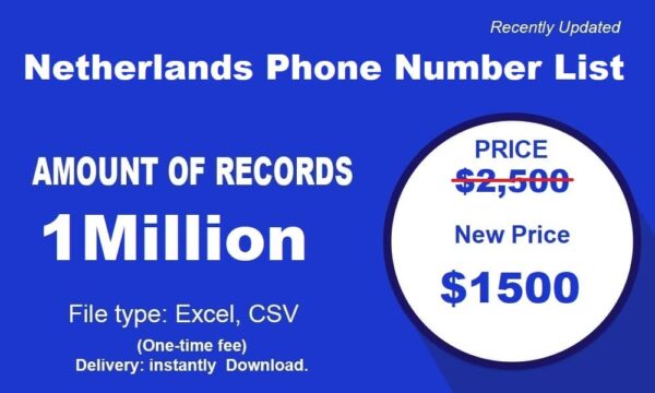 1 Million Full Netherlands Phone Number Data