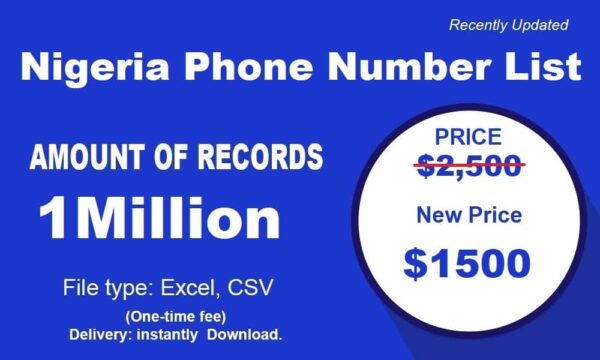 500K Test Nigeria Phone Number Data