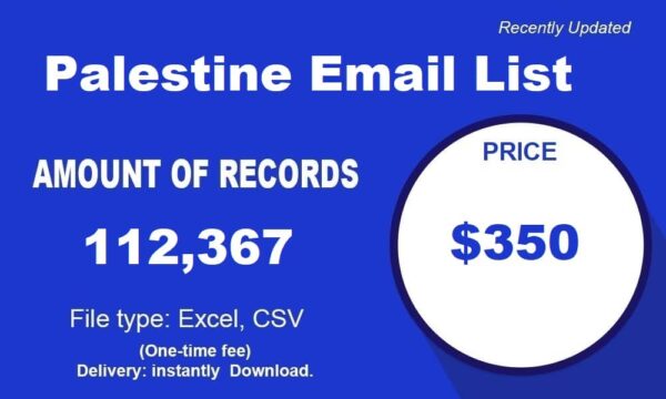 Palestine Email Activer Data