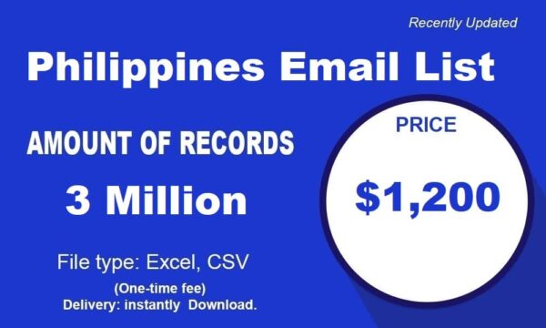 Philippines Email Activer Data