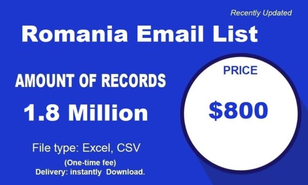 Romania Email Activer Data