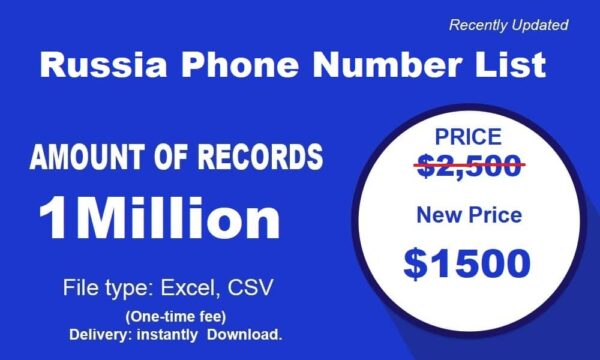 1 Million Full Russia Phone Number Data