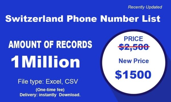 1 Million Full Switzerland Phone Number Data