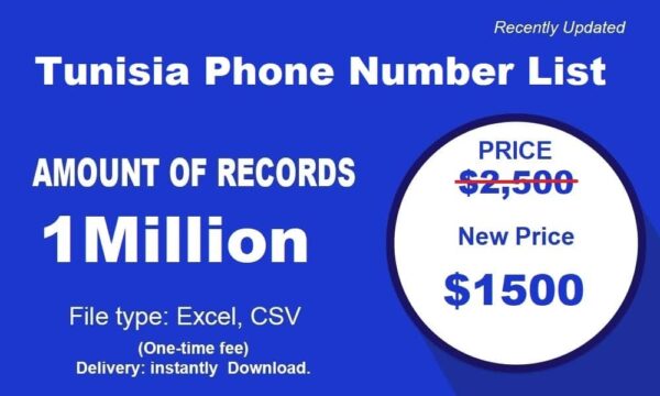 Tunisia Phone Number Data 100K