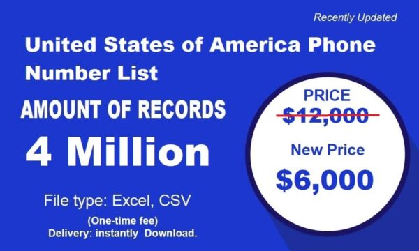 USA Phone Number Data 100K